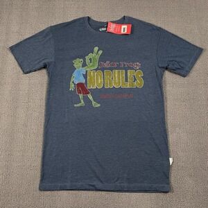 Senor Frogs Shirt Adult Medium Blue Short Sleeve Casual Party Men's